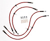 CHEVY-CAMARO-22-BLU Stainless Brake Hose Kit for 2010-2011 Camaro SS [Blue] - image 1