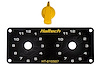 HT-010507 Dual Switch Panel Only, Includes Yellow Knob - image 1