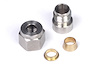 HT-010812 1/4 in. Stainless Steel Weld-On Kit, Includes Nut and Ferrule - image 1