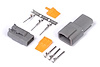 HT-031013 Plug and-Pins Only, Matching Set Deutsch DTM-3 Connectors (7.5 Amp) - image 1