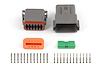 HT-031117 Plug &-Pins Only, Set of Deutsch DT-12 Conn (DT06-12S + DT04-12P), 13 Amp - image 1