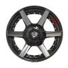 4Play 60 Brushed Black Wheel Size 20" x 10" - image 1