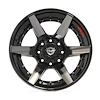 4Play 60 Brushed Black Wheel Size 20" x 10" - image 1