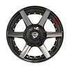 4Play 60 Brushed Black Wheel Size 22" x 10" - image 1