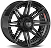 4Play 08 Brushed Black Finish Wheel Size: 20" x 10" - image 1