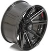 4Play 08 Brushed Black Finish Wheel Size: 20" x 10" - image 2