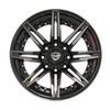 4Play 08 Brushed Black Finish Wheel Size: 20" x 10" - image 4