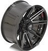 4Play 08 Brushed Black Finish Wheel Size: 22" x 12" - image 2