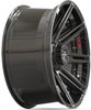 4Play 08 Brushed Black Finish Wheel Size: 22" x 12" - image 3