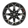 4Play 80R Brushed Black Wheel Size 22" x 10" - image 3