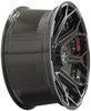 4Play 80R Brushed Black Wheel Size 22" x 12" - image 4