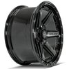 4Play 63 Wheel Size: 22" x 10", Bolt Pattern: 5 x 5" / 5 x 5.50" [Brushed Black] - image 3