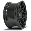 4Play 06 Wheel Size: 20" x 10", Bolt Pattern: 5 x 5" / 5 x 5.50" [Brushed Black] - image 2
