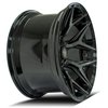 4Play 06 Wheel Size: 22" x 12", Bolt Pattern: 5 x 5" / 5 x 5.50" [Brushed Black] - image 2