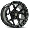 4Play 55 Wheel Size: 20" x 10", Bolt Pattern: 5 x 5" / 5 x 5.50" [Brushed Black] - image 1