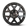 4P06-20090-5D55-0BBT 4P06 Wheel [Size: 20"x9"] Gloss Black w/Brushed Face & Tinted Clear Finish - image 2
