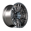 4PS01-18090-6D55-6B1 4PS01 Wheel [Size: 18"x9"] Satin Black Finish