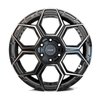 4PS26-22100-6D55-0BBT 4PS26 Wheel [Size: 22"x10"] Gloss Black w/Brushed Face & Tinted Clear Finish - image 2