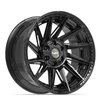 4P42 Wheel [Size: 20"x10"] 6 x 135 mm & 6 x 139.7 mm Bolt Pattern, Gloss Black