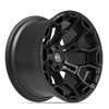 4P43 Wheel [Size: 22"x12"] 6 x 135 mm & 6 x 139.7 mm Bolt Pattern, Satin Black - image 3