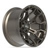 4P43 Wheel [Size: 22"x12"] 6 x 135 mm & 6 x 139.7 mm Bolt Pattern, Satin Bronze - image 3