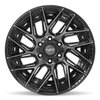 4P45 Wheel [Size: 20"x10"] 6 x 135 mm & 6 x 139.7 mm Bolt Pattern, Gloss Black Brushed with Tinted Clear - image 2