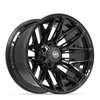 4P40 Wheel [Size: 22"x12"] 8 x 180 mm Bolt Pattern, Gloss Black
