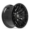 4P40 Wheel [Size: 22"x12"] 8 x 180 mm Bolt Pattern, Gloss Black - image 3