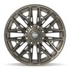 4P40 Wheel [Size: 22"x12"] 8 x 180 mm Bolt Pattern, Satin Bronze - image 2