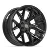 4P40 Wheel [Size: 22"x10"] 6 x 135 mm & 6 x 139.7 mm Bolt Pattern, Gloss Black