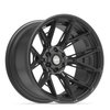 4P40 Wheel [Size: 22"x12"] 6 x 135 mm & 6 x 139.7 mm Bolt Pattern, Satin Black