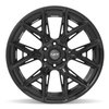 4P40 Wheel [Size: 22"x12"] 6 x 135 mm & 6 x 139.7 mm Bolt Pattern, Satin Black - image 2