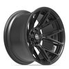 4P40 Wheel [Size: 22"x12"] 6 x 135 mm & 6 x 139.7 mm Bolt Pattern, Satin Black - image 3