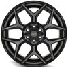 4P06-22090-6D55-12BBT 4P06 Wheel [Size: 22"x9"] Gloss Black w/Brushed Face & Tinted Clear Finish - image 2