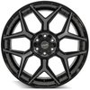 4P06-24100-6D55-18BBT 4P06 Wheel [Size: 24"x10"] Gloss Black w/Brushed Face & Tinted Clear Finish - image 2