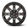 4P83-22090-6D55-12BBT 4P83 Wheel [Size: 22"x9"] Gloss Black w/Brushed Face & Tinted Clear Finish - image 2