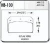 HP-Plus Performance Brake Pads Wilwood Dynalite Calipers