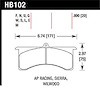 Disc Brake Pad DTC-30 w/0.800 Thickness - image 1