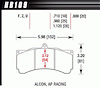 Disc Brake Pad DTC-70 w/0.980 Thickness - image 1