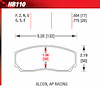 DTC-60 Disk Brake Pads AP Racing - image 1