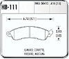 HPS Performance Brake Pads 1982-92 Camaro/Firebird with heavy-duty or dual piston brakes - image 1