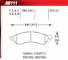 DTC-60 Disk Brake Pads C-4 Corvette, Mustang - image 1
