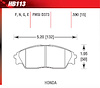 Blue 9012 Disk Brake Pads Honda - Civic DX, CRX Si, Prelude - image 1