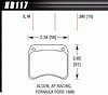 Disc Brake Pad Black w/0.380 Thickness - image 1