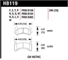 Disc Brake Pad DTC-15 w/15mm Thickness - image 1