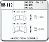 HPS Performance Brake Pads 1978-88 Monte Carlo/Chevelle - image 1