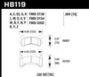 Disc Brake Pad DTC-70 w/0.594 Thickness - image 3