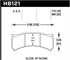 BLUE 9012 BRAKE PADS AP Racing Alcon - image 1