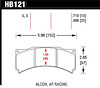 Disc Brake Pad DTC-70 w/0.710 Thickness - image 1