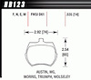 Disc Brake Pad Black w/0.535 Thickness